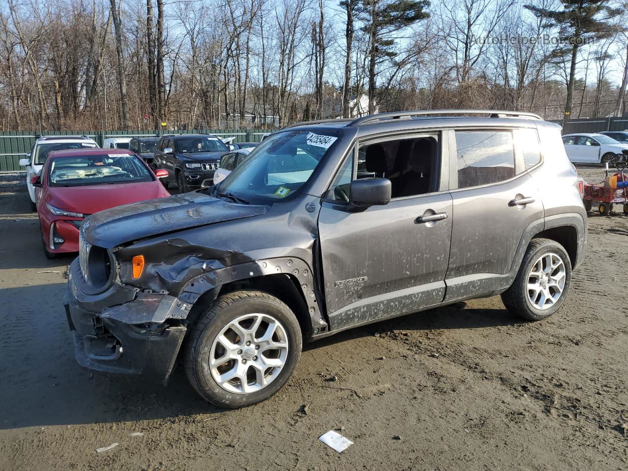 2017 Jeep Renegade Latitude Gray vin: ZACCJBBB5HPF49509