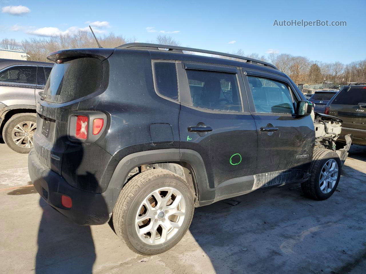 2017 Jeep Renegade Latitude Black vin: ZACCJBBB5HPG59069