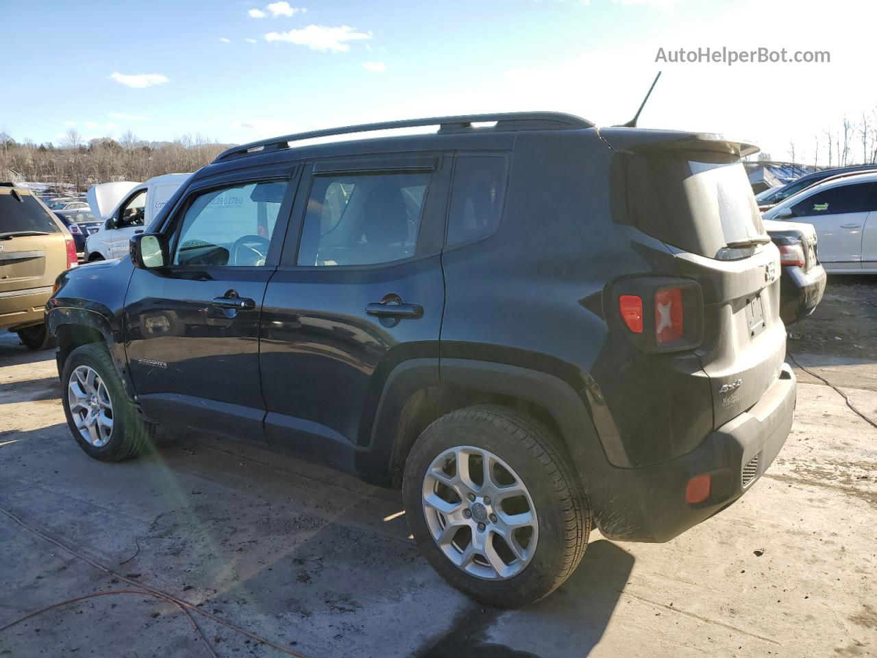 2017 Jeep Renegade Latitude Черный vin: ZACCJBBB5HPG59069