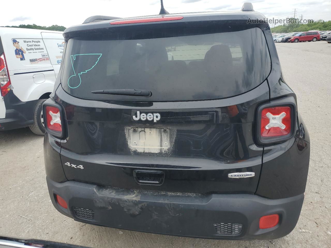 2018 Jeep Renegade Latitude Black vin: ZACCJBBB5JPH44466