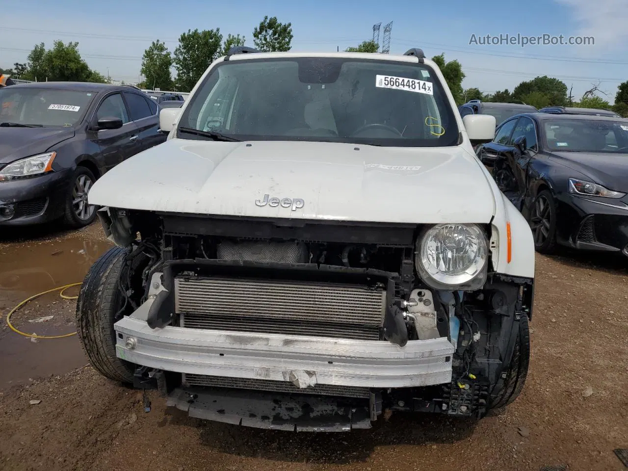 2018 Jeep Renegade Latitude White vin: ZACCJBBB5JPJ29901