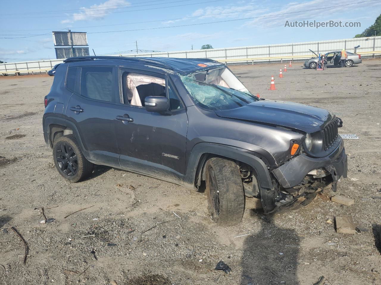 2017 Jeep Renegade Latitude Charcoal vin: ZACCJBBB6HPE84363