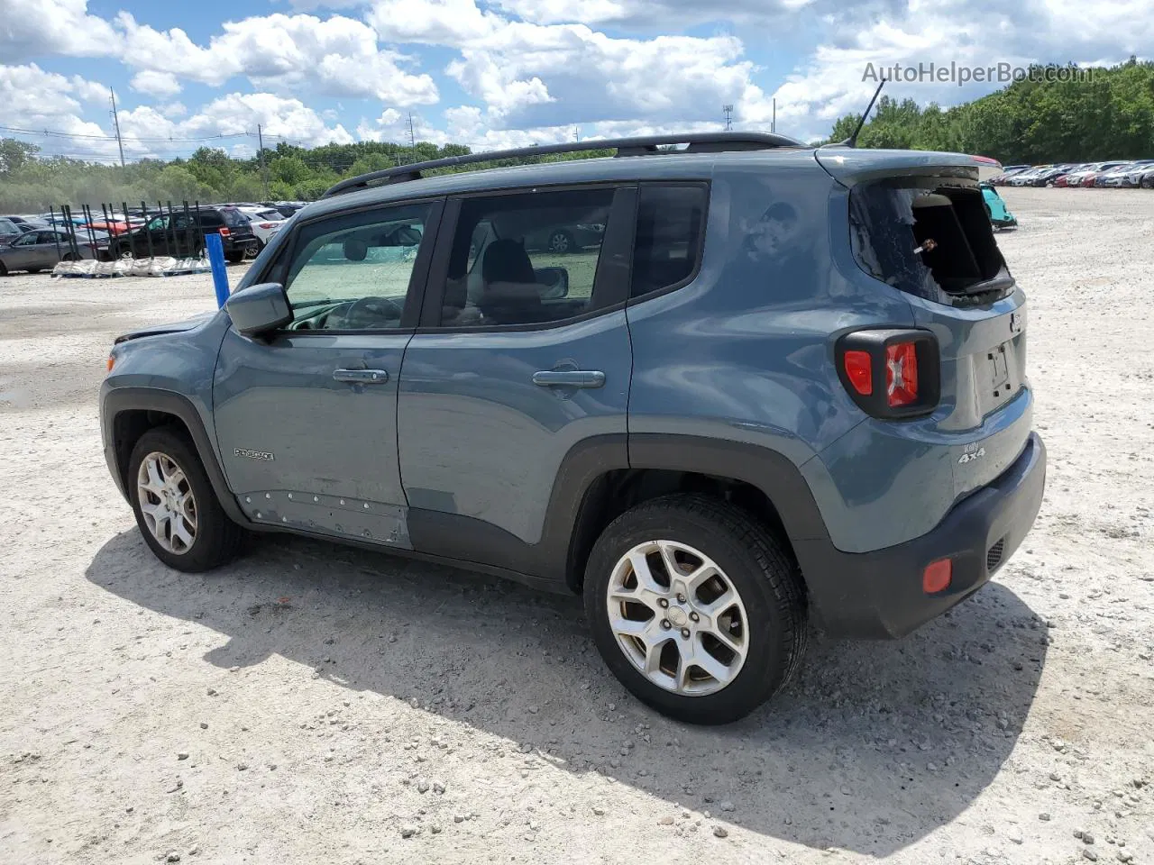 2017 Jeep Renegade Latitude Teal vin: ZACCJBBB6HPF99965