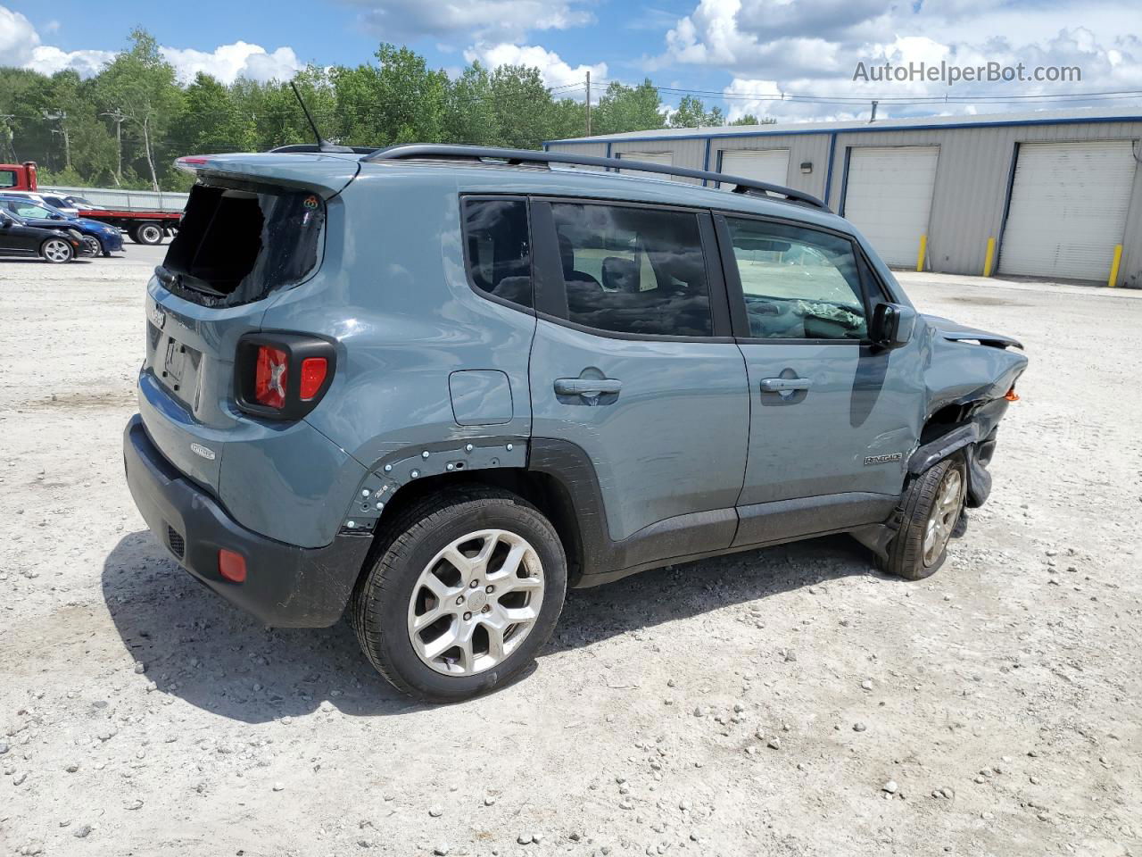 2017 Jeep Renegade Latitude Teal vin: ZACCJBBB6HPF99965