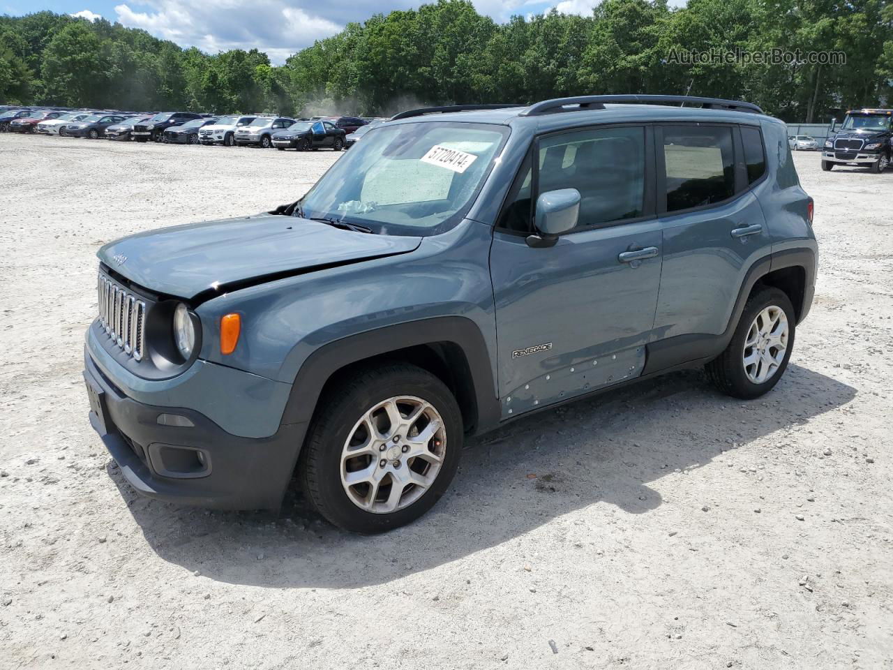 2017 Jeep Renegade Latitude Teal vin: ZACCJBBB6HPF99965