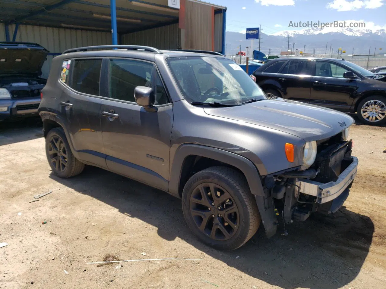 2017 Jeep Renegade Latitude Gray vin: ZACCJBBB6HPG02282