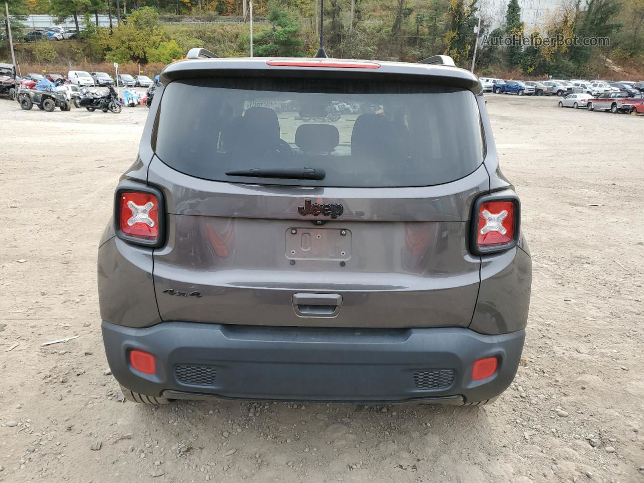 2018 Jeep Renegade Latitude Gray vin: ZACCJBBB6JPH28633