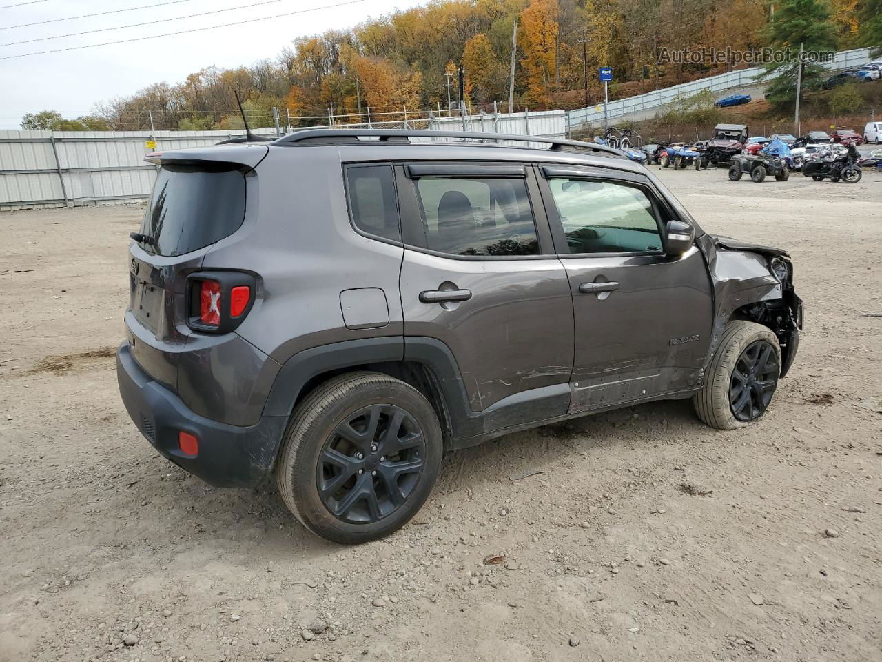 2018 Jeep Renegade Latitude Gray vin: ZACCJBBB6JPH28633