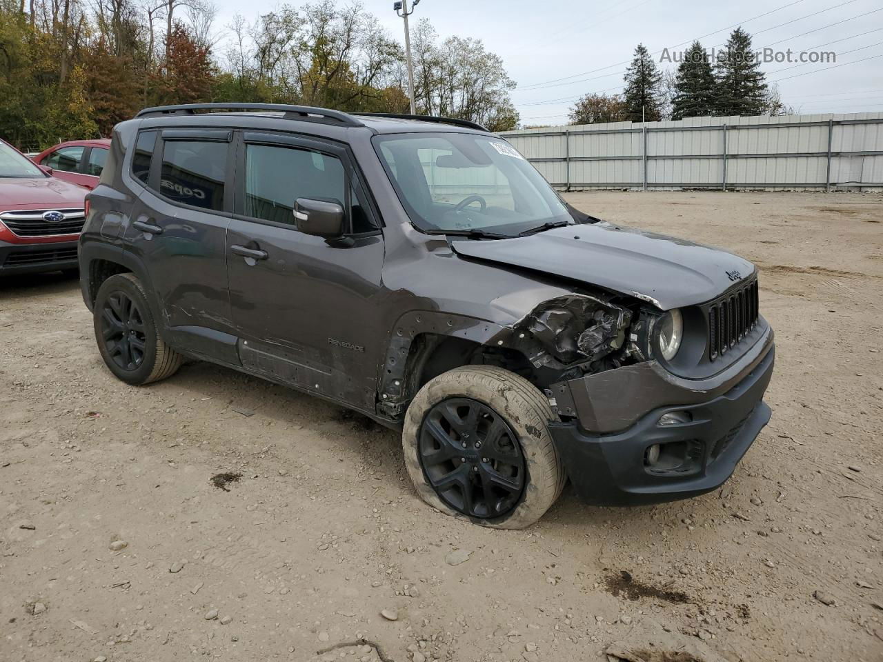 2018 Jeep Renegade Latitude Gray vin: ZACCJBBB6JPH28633