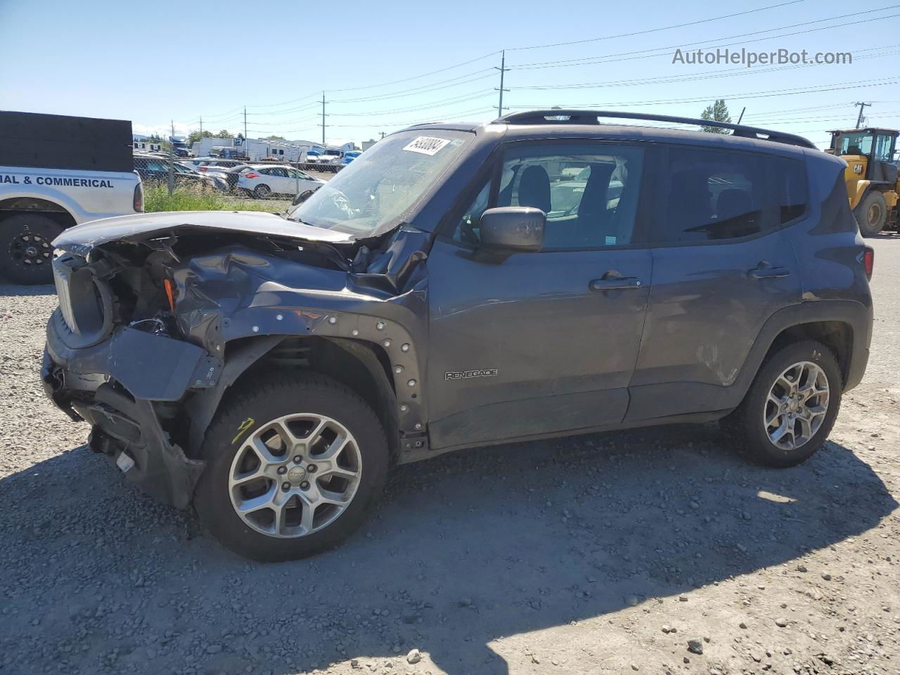 2018 Jeep Renegade Latitude Charcoal vin: ZACCJBBB6JPH77489