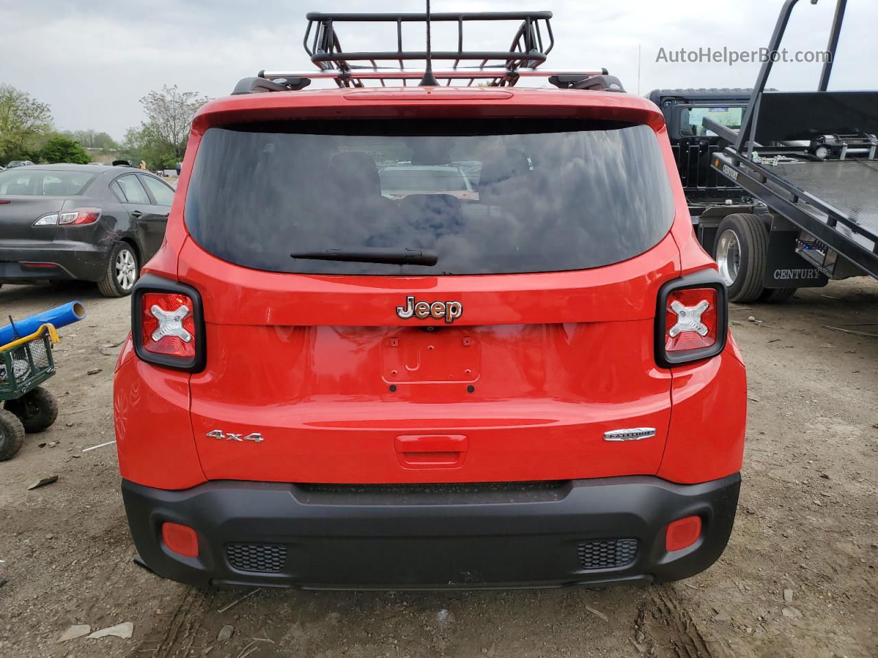 2018 Jeep Renegade Latitude Красный vin: ZACCJBBB6JPH85883