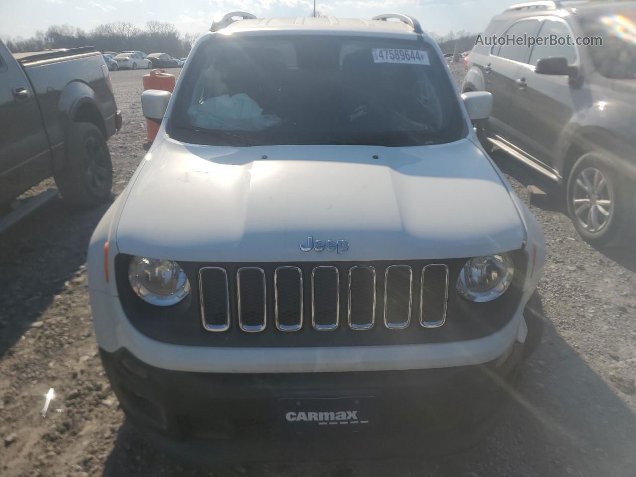 2018 Jeep Renegade Latitude White vin: ZACCJBBB6JPJ12475