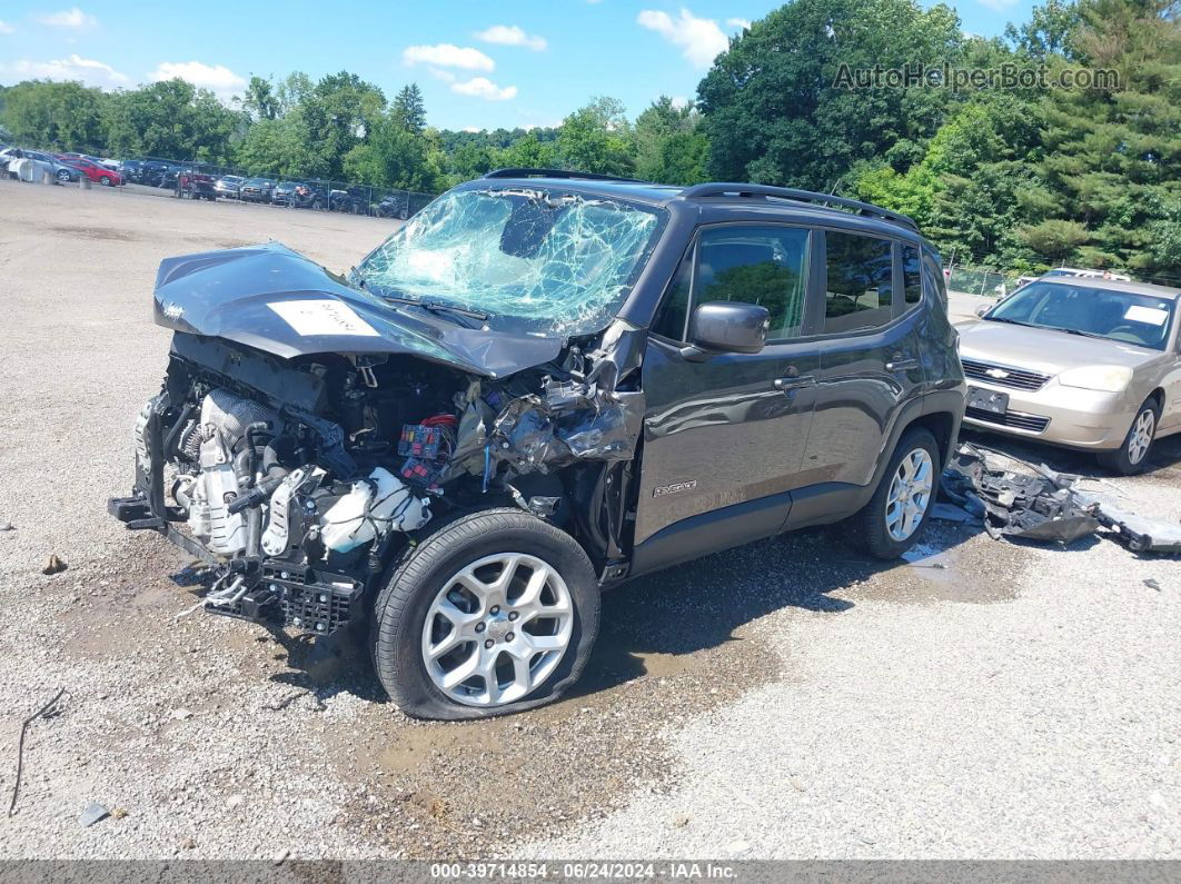 2018 Jeep Renegade Latitude 4x4 Gray vin: ZACCJBBB6JPJ34279