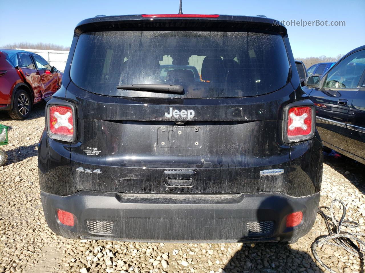 2018 Jeep Renegade Latitude Black vin: ZACCJBBB6JPJ37506