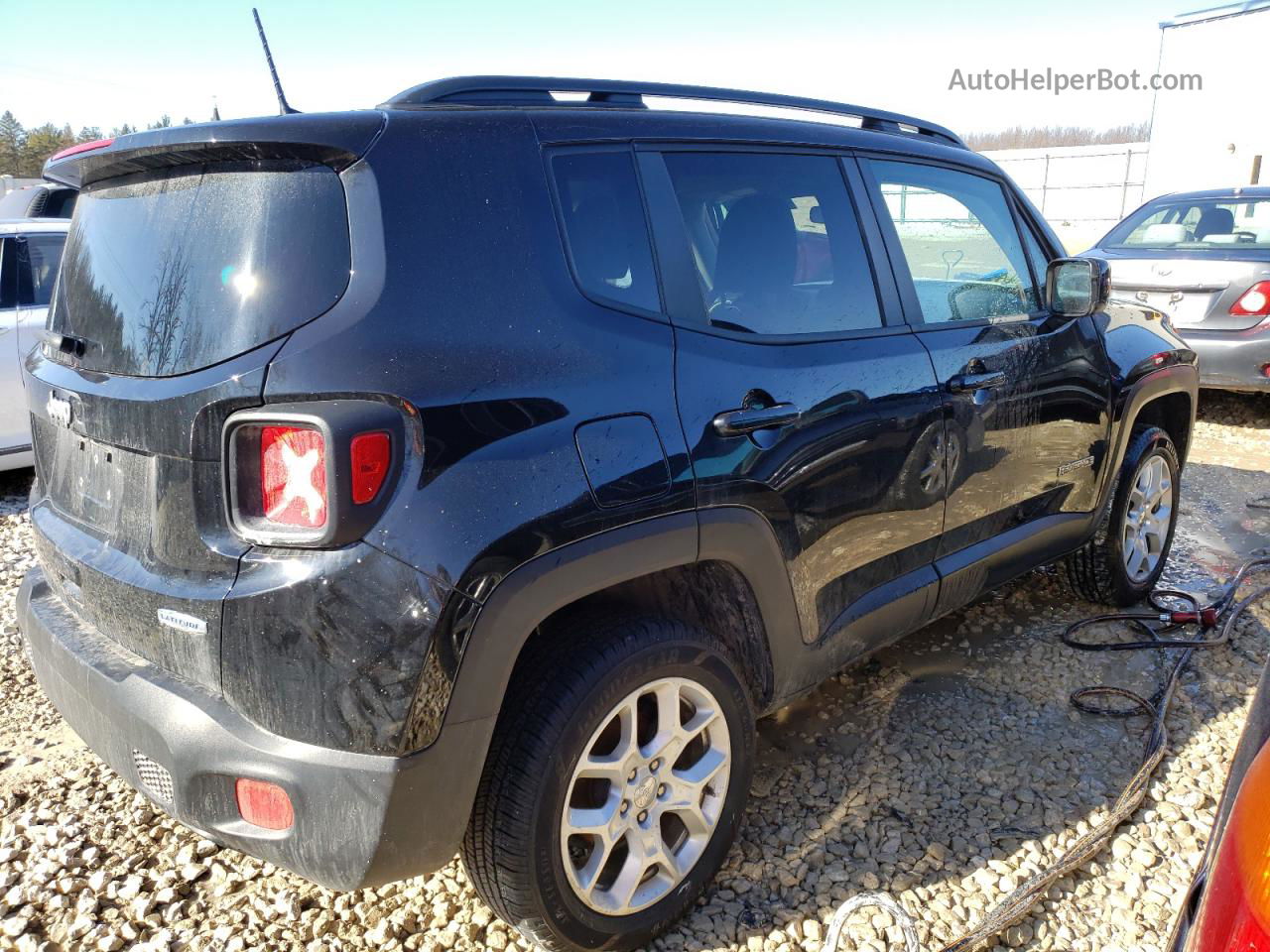 2018 Jeep Renegade Latitude Black vin: ZACCJBBB6JPJ37506