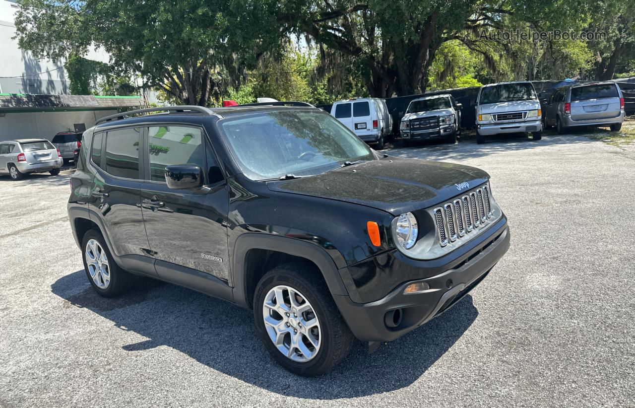 2017 Jeep Renegade Latitude Black vin: ZACCJBBB7HPE49265