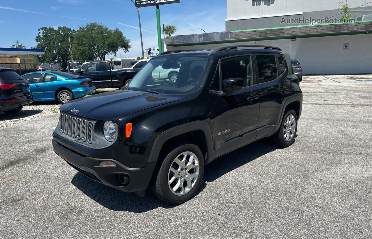 2017 Jeep Renegade Latitude Black vin: ZACCJBBB7HPE49265