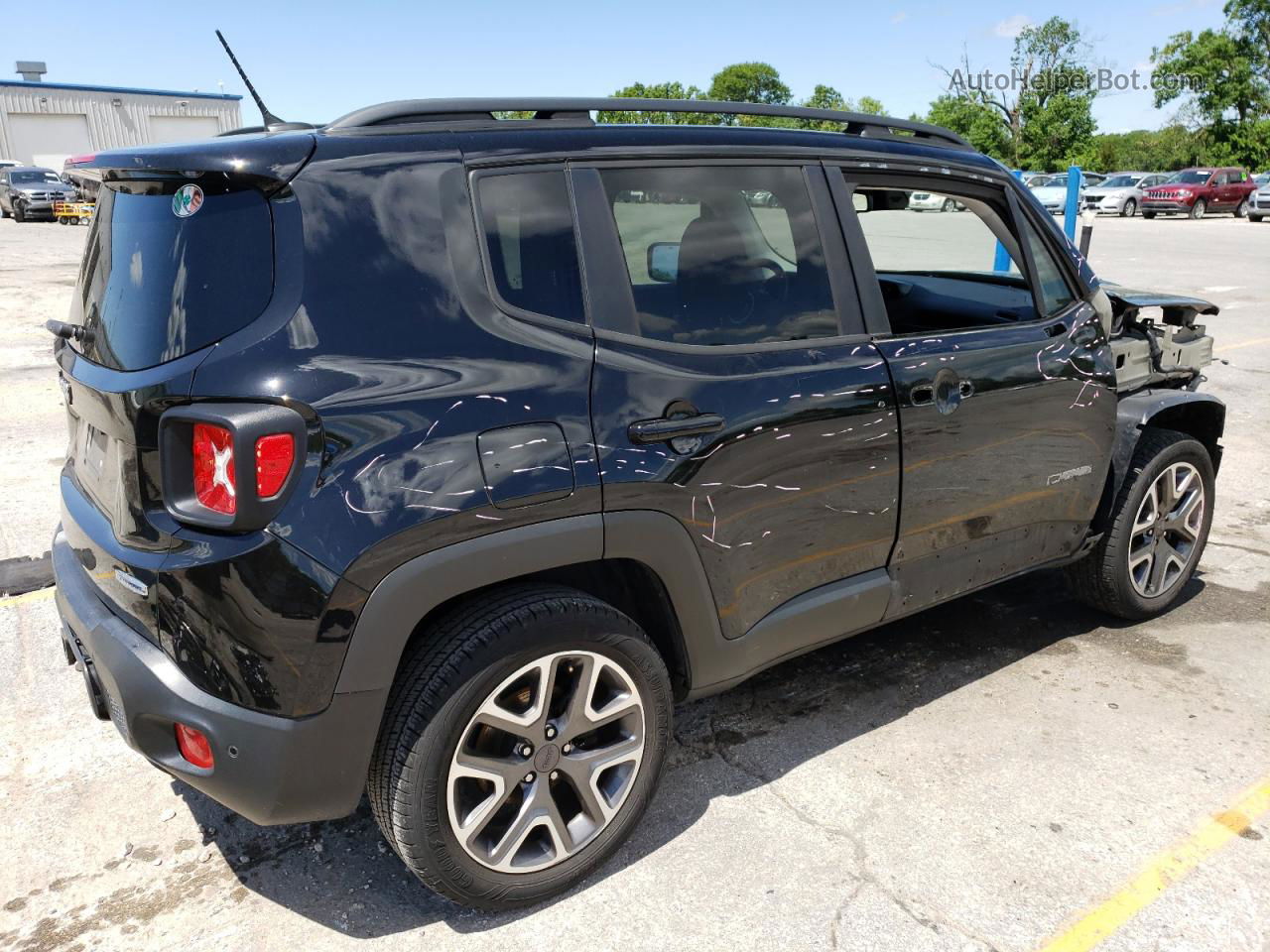 2017 Jeep Renegade Latitude Black vin: ZACCJBBB7HPE72660