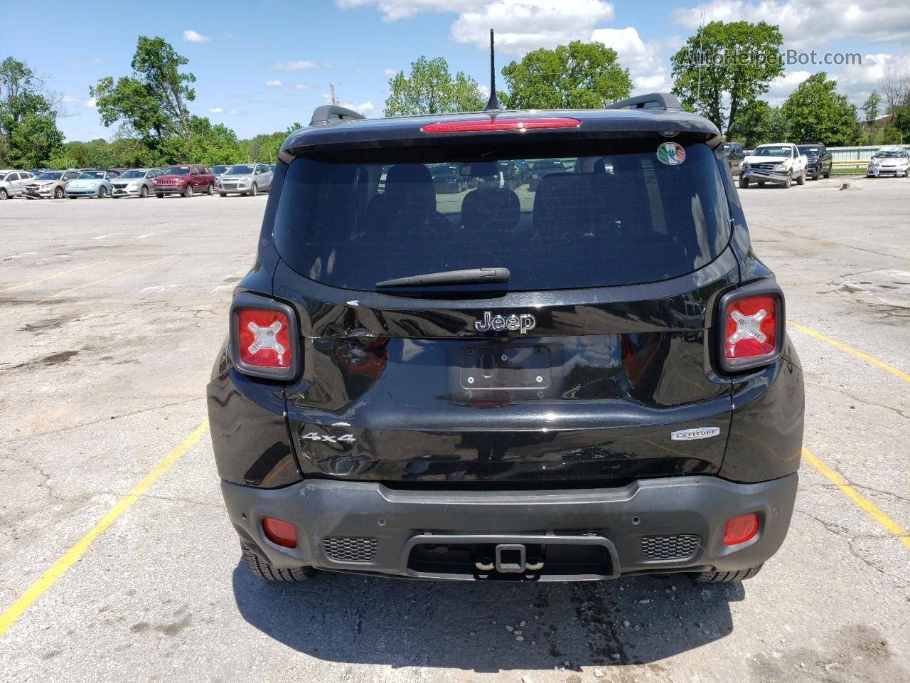 2017 Jeep Renegade Latitude Black vin: ZACCJBBB7HPE72660