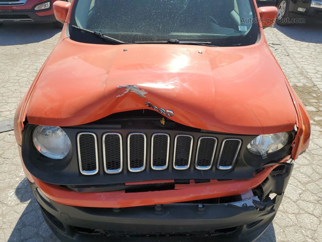 2017 Jeep Renegade Latitude Orange vin: ZACCJBBB7HPF50483