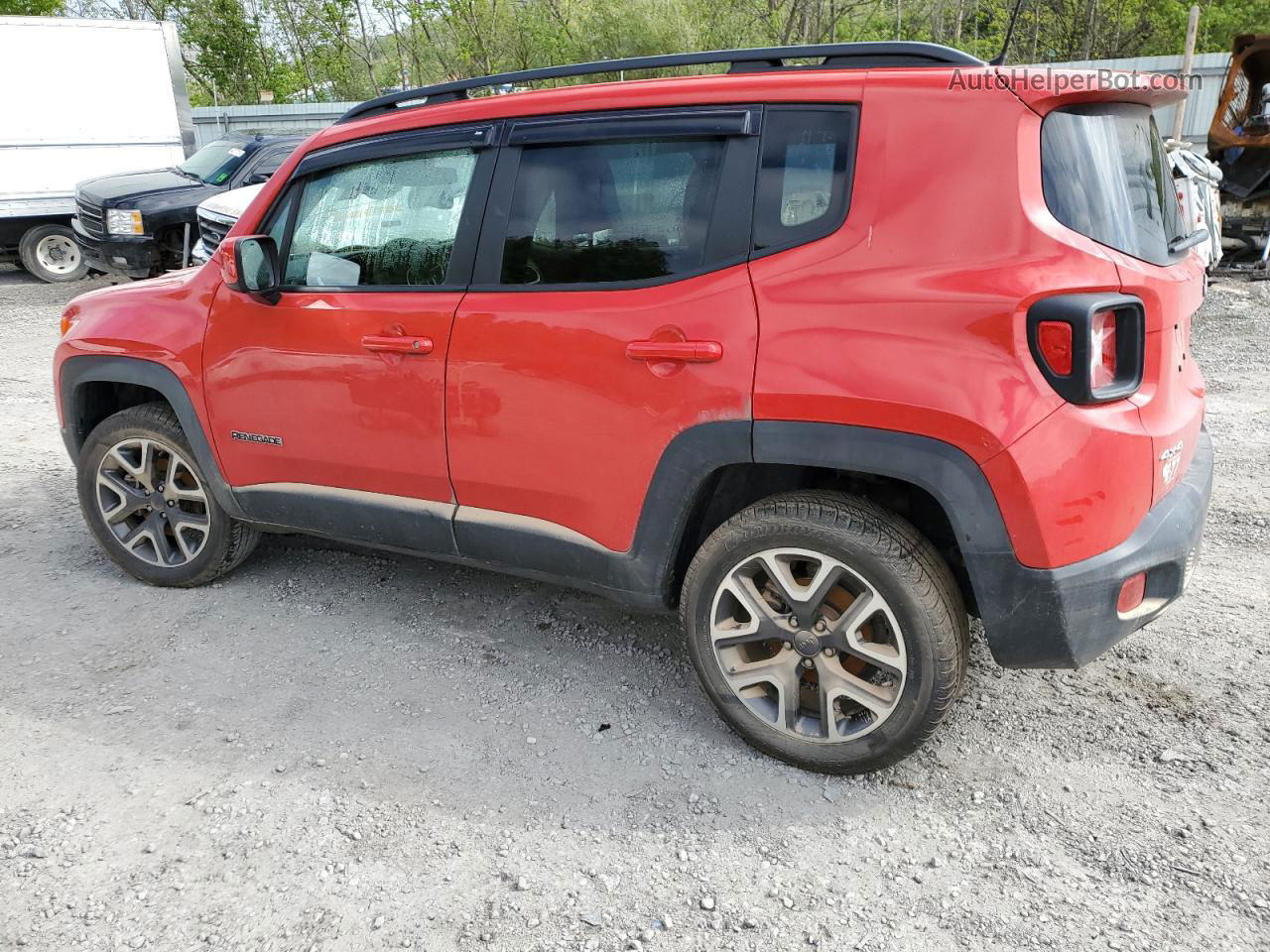 2018 Jeep Renegade Latitude Red vin: ZACCJBBB7JPH03983