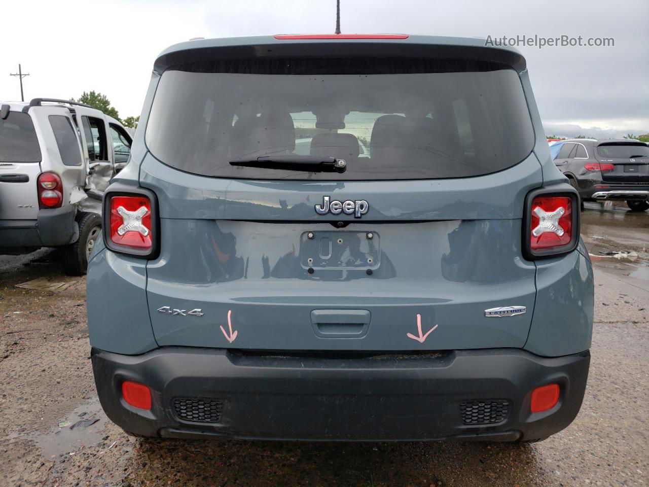 2018 Jeep Renegade Latitude Gray vin: ZACCJBBB7JPH82071