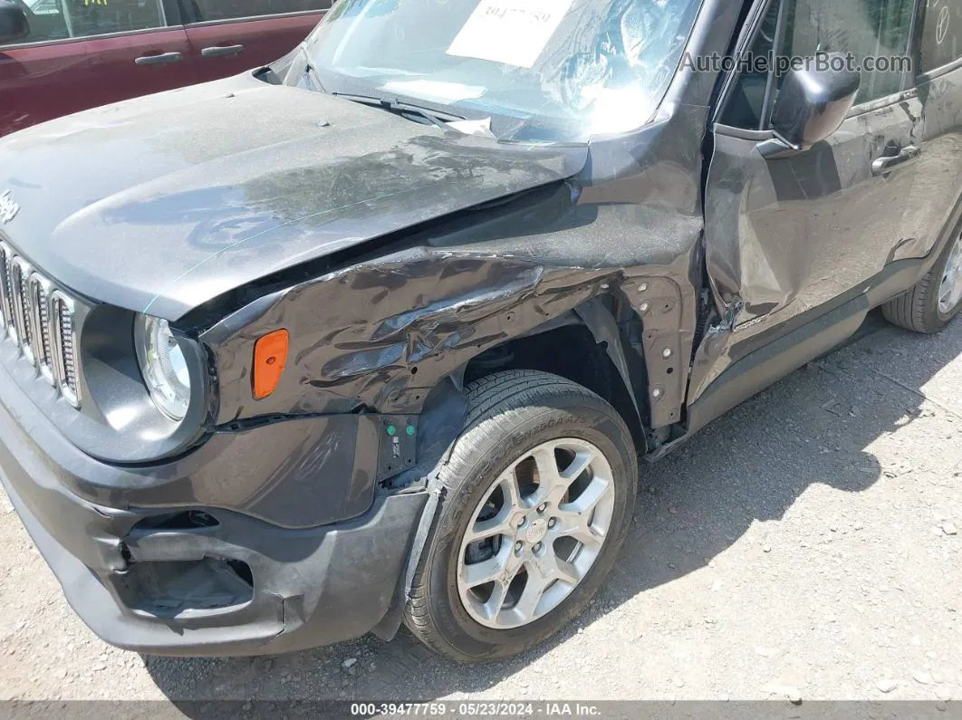 2018 Jeep Renegade Latitude 4x4 Gray vin: ZACCJBBB7JPJ32833