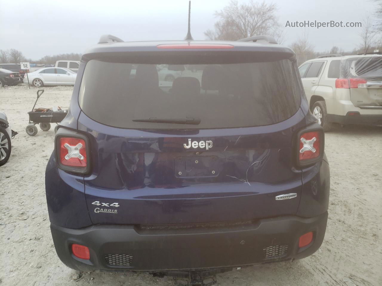 2017 Jeep Renegade Latitude Blue vin: ZACCJBBB8HPF40187