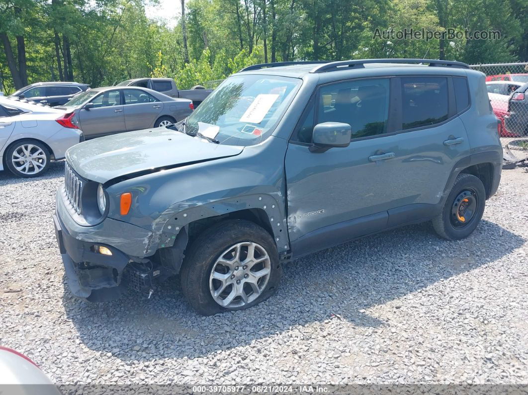 2017 Jeep Renegade Latitude 4x4 Серый vin: ZACCJBBB8HPF43705