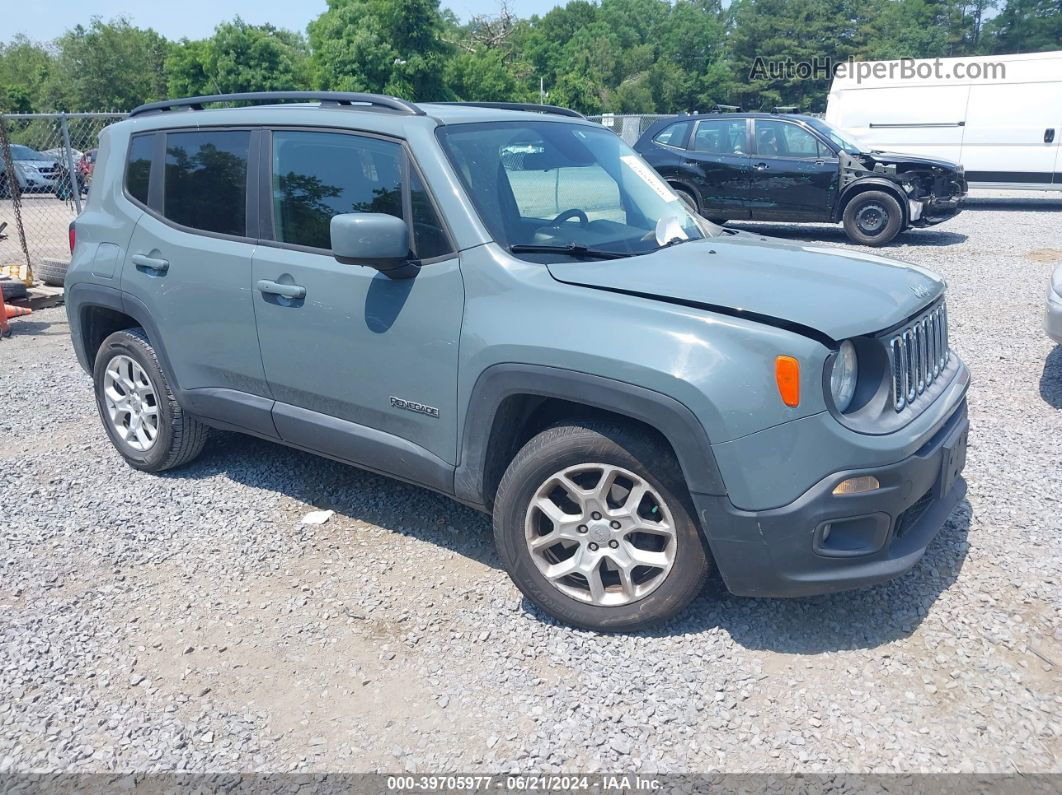 2017 Jeep Renegade Latitude 4x4 Серый vin: ZACCJBBB8HPF43705