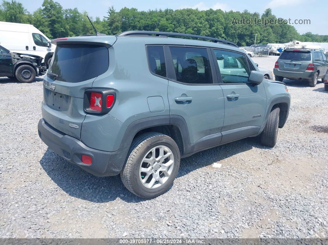 2017 Jeep Renegade Latitude 4x4 Gray vin: ZACCJBBB8HPF43705