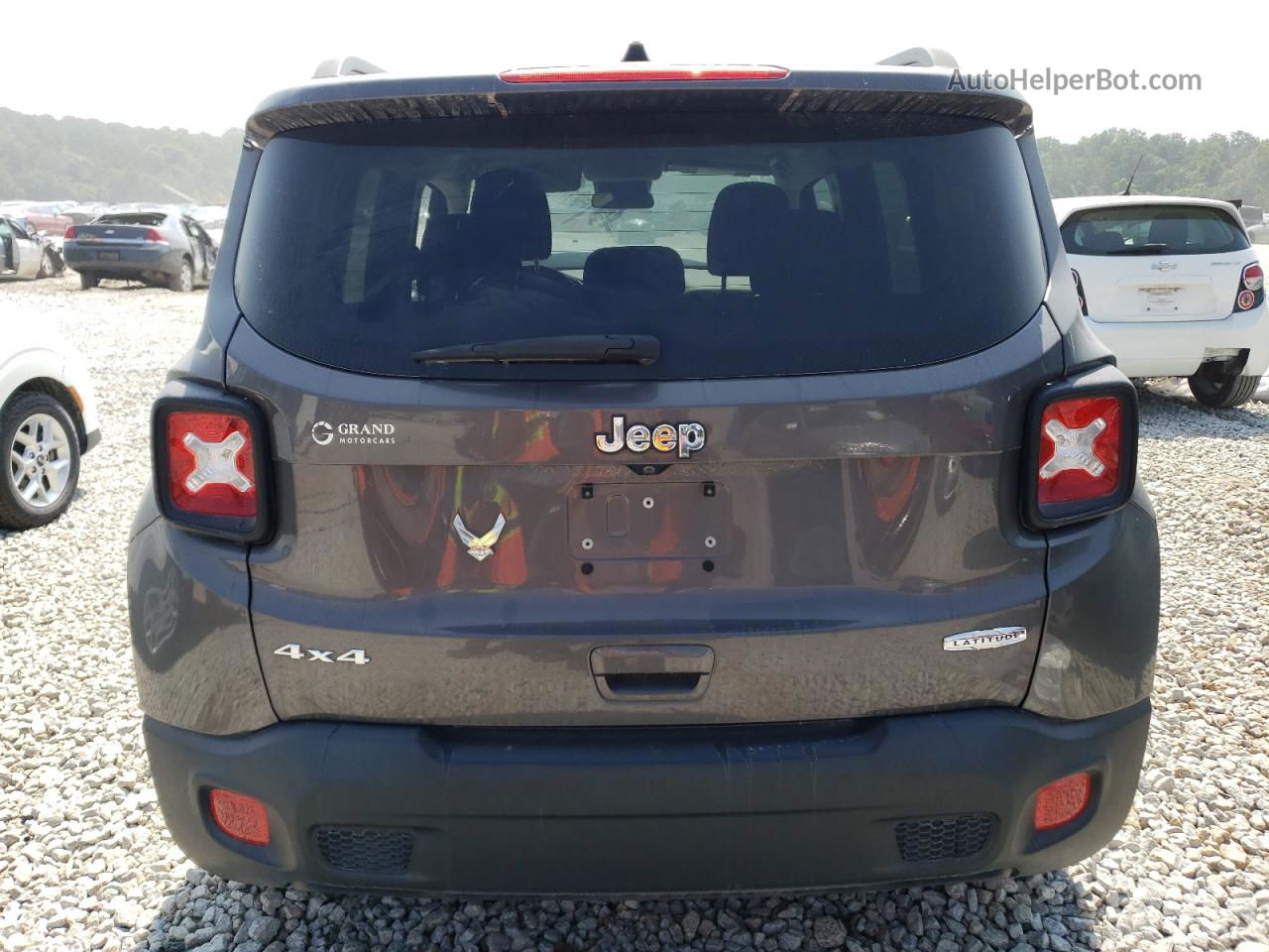 2018 Jeep Renegade Latitude Gray vin: ZACCJBBB8JPG95280