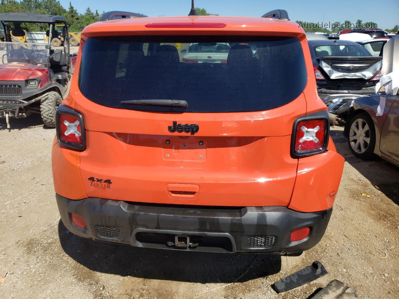 2018 Jeep Renegade Latitude Orange vin: ZACCJBBB8JPH20436