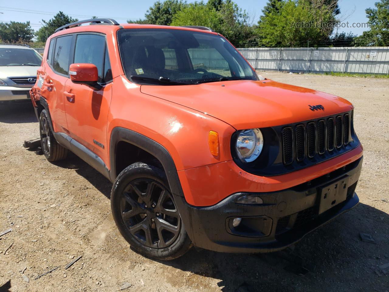 2018 Jeep Renegade Latitude Orange vin: ZACCJBBB8JPH20436