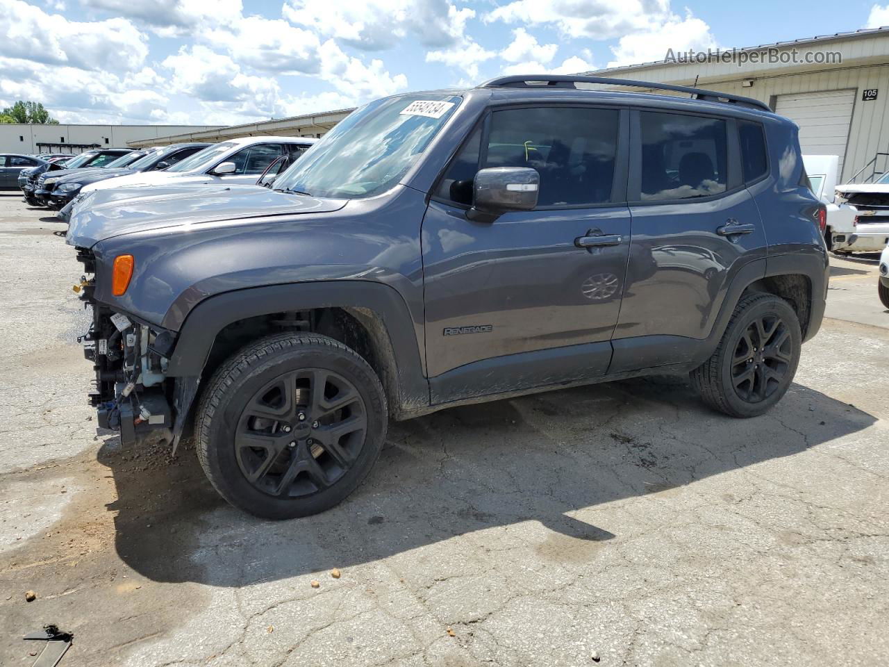 2018 Jeep Renegade Latitude Gray vin: ZACCJBBB8JPH58152