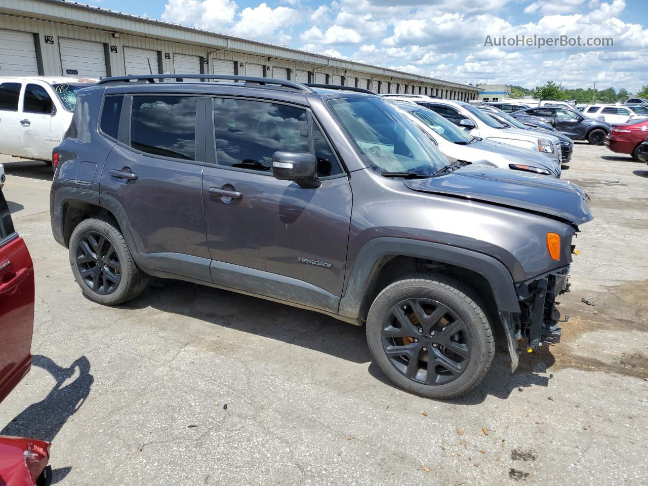 2018 Jeep Renegade Latitude Gray vin: ZACCJBBB8JPH58152