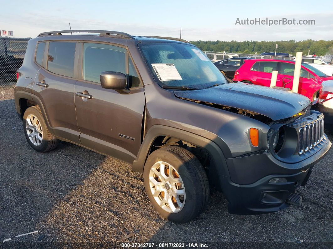 2018 Jeep Renegade Latitude Gray vin: ZACCJBBB8JPH84959