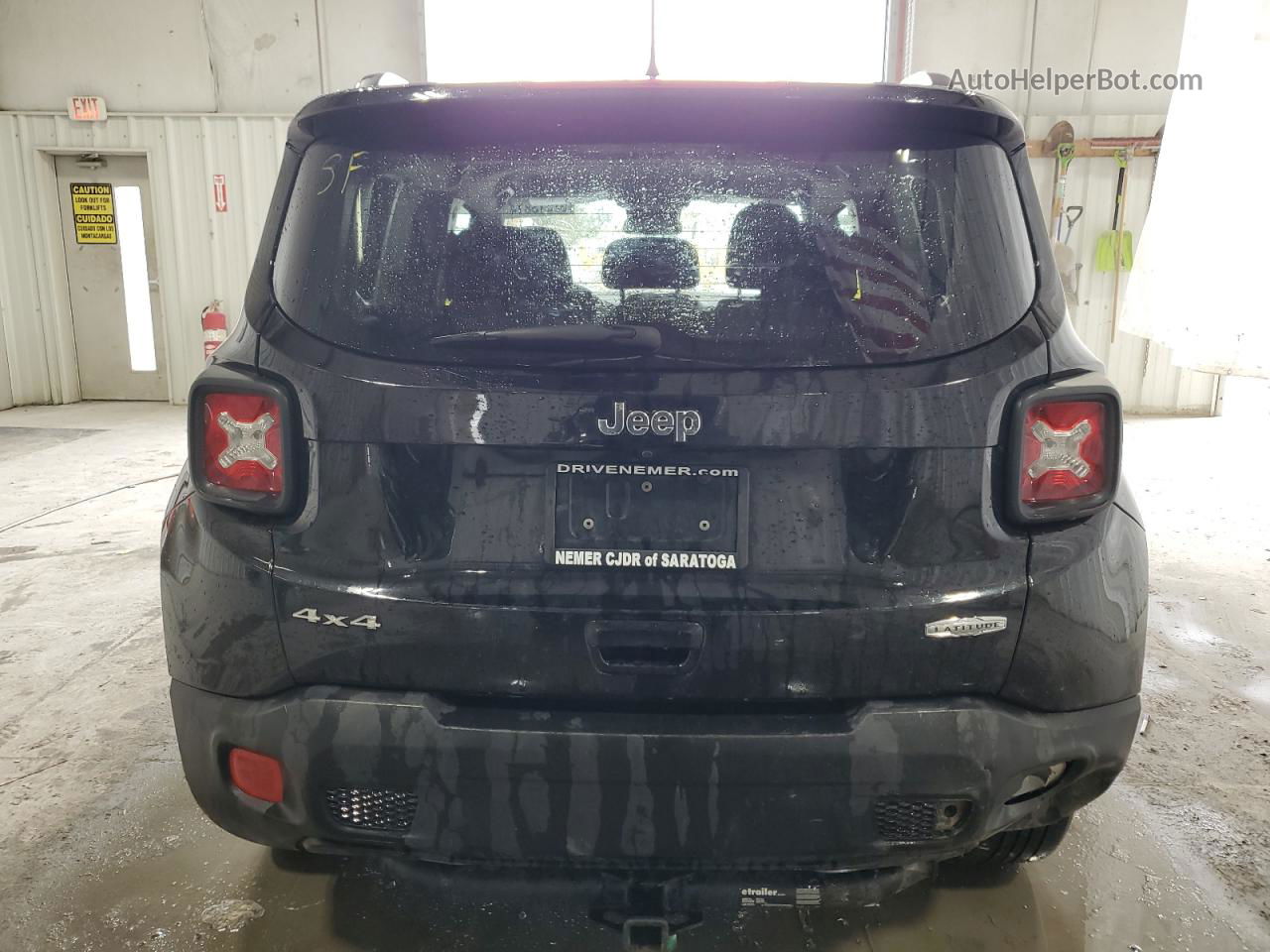 2018 Jeep Renegade Latitude Black vin: ZACCJBBB8JPJ21758