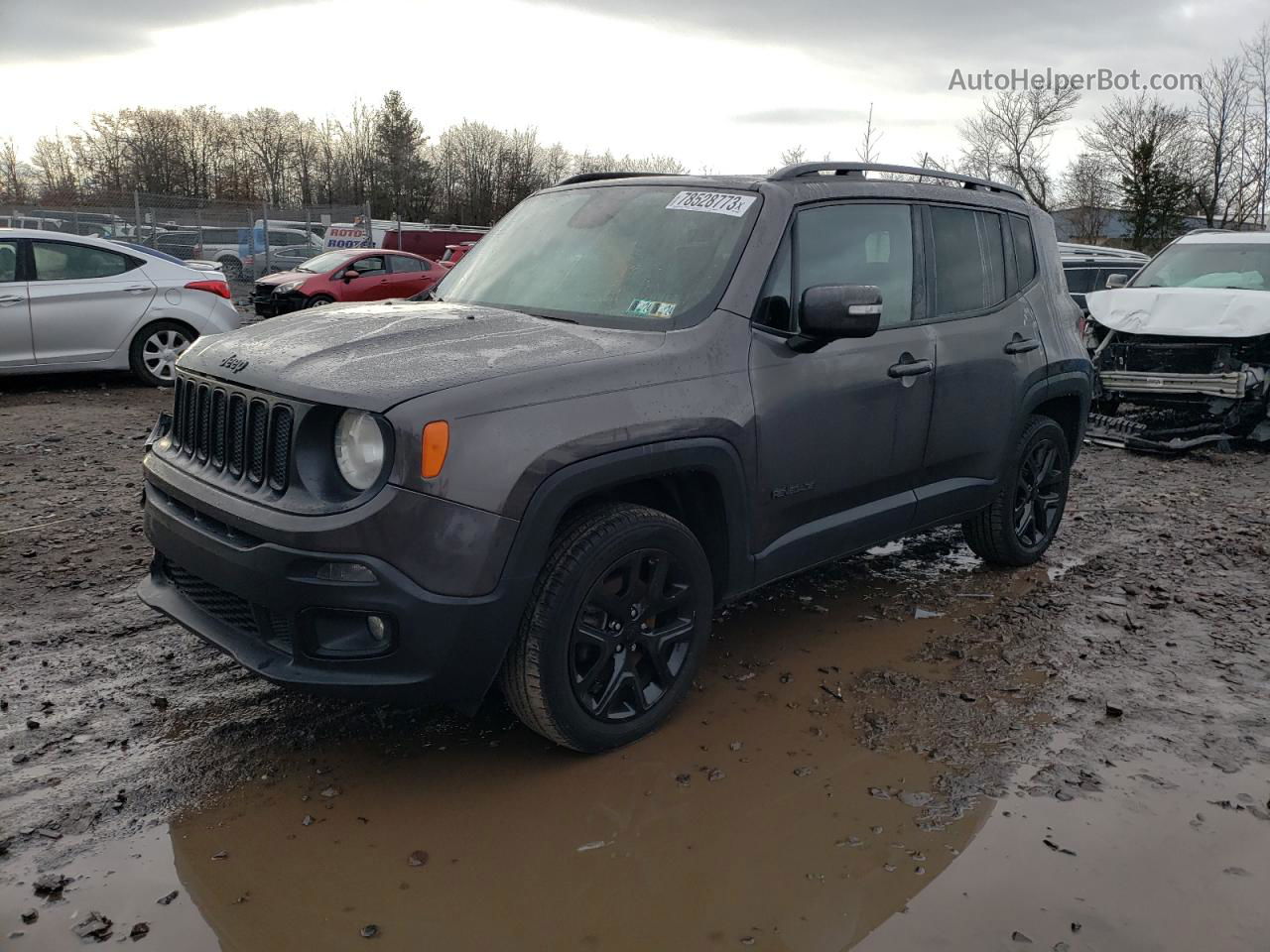 2018 Jeep Renegade Latitude Charcoal vin: ZACCJBBB8JPJ52962