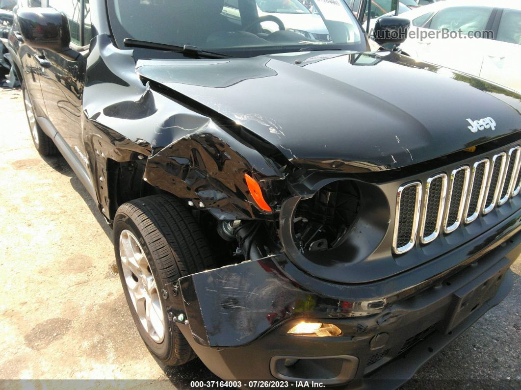 2017 Jeep Renegade Latitude Black vin: ZACCJBBB9HPF59587