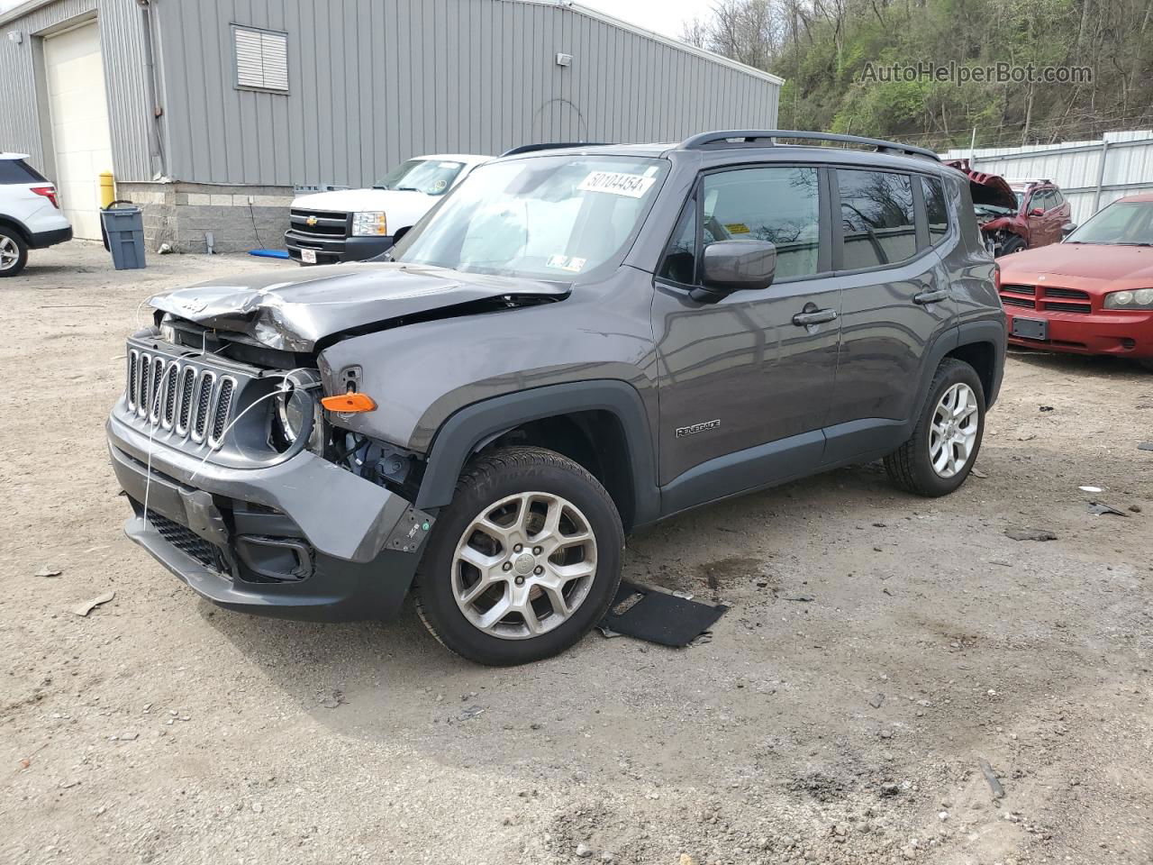 2018 Jeep Renegade Latitude Charcoal vin: ZACCJBBB9JPH66227