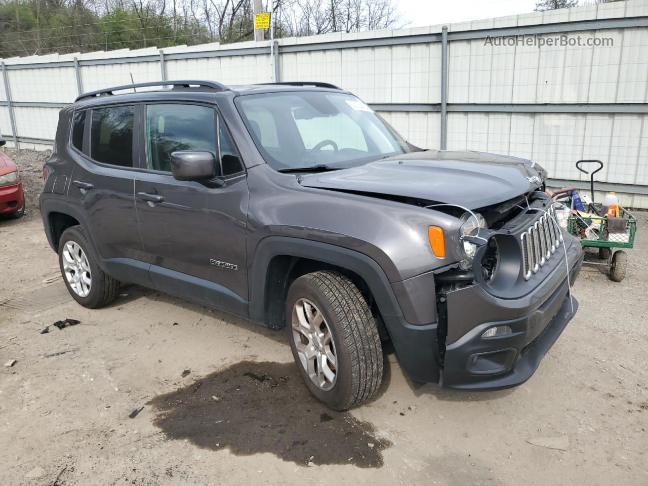 2018 Jeep Renegade Latitude Charcoal vin: ZACCJBBB9JPH66227