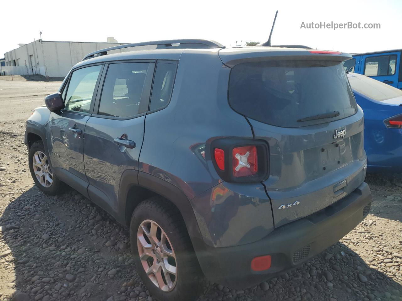 2018 Jeep Renegade Latitude Серый vin: ZACCJBBB9JPH90835