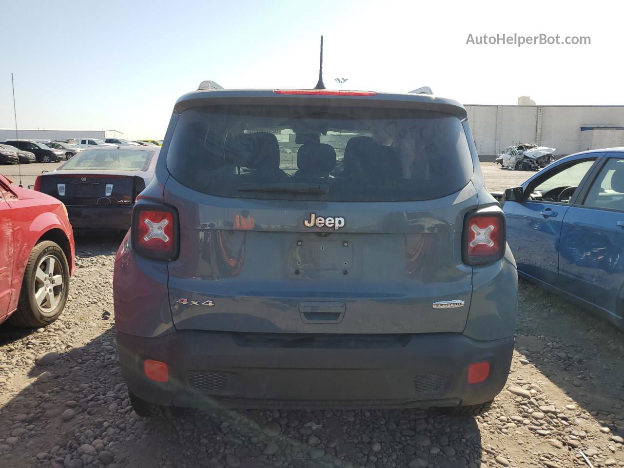 2018 Jeep Renegade Latitude Серый vin: ZACCJBBB9JPH90835