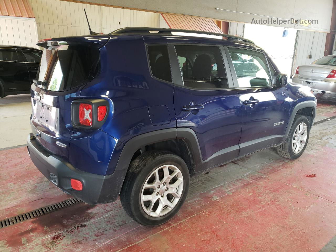 2018 Jeep Renegade Latitude Синий vin: ZACCJBBB9JPJ03088