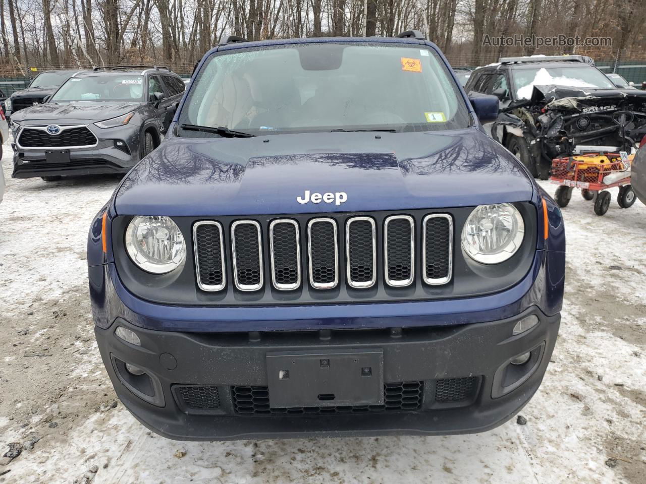 2018 Jeep Renegade Latitude Blue vin: ZACCJBBB9JPJ04984