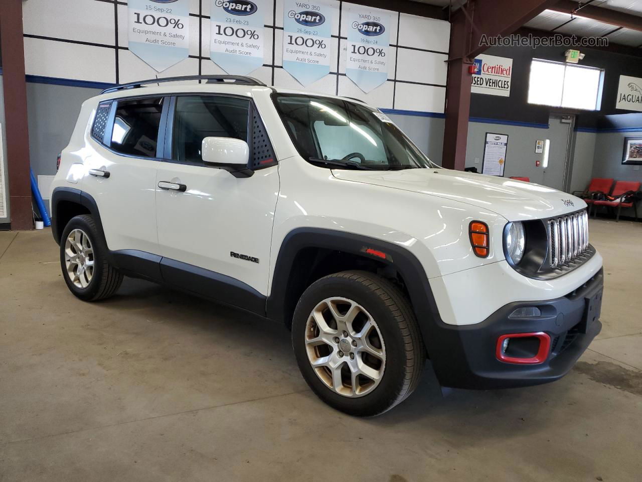 2018 Jeep Renegade Latitude White vin: ZACCJBBB9JPJ23860