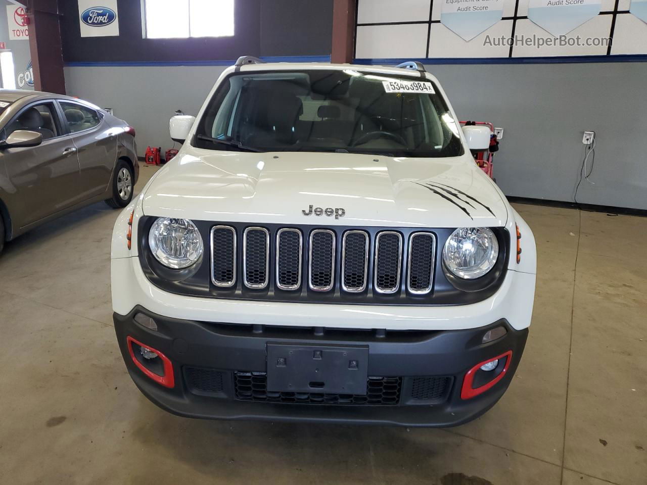 2018 Jeep Renegade Latitude White vin: ZACCJBBB9JPJ23860