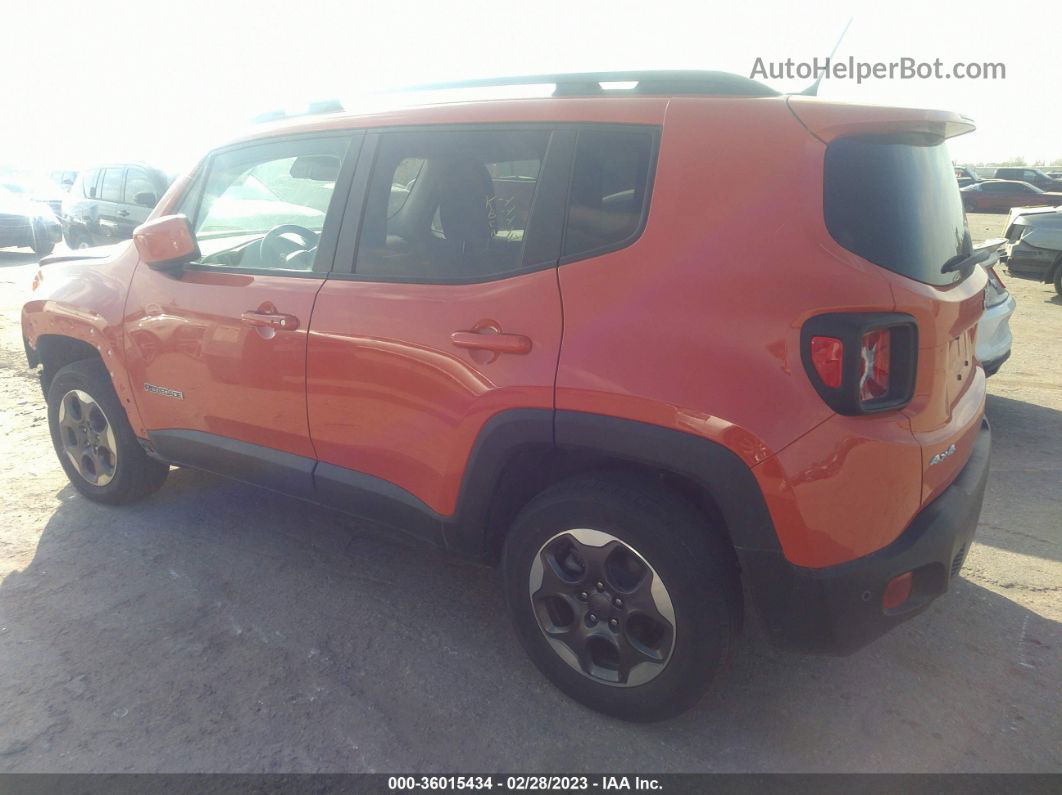 2017 Jeep Renegade Latitude Оранжевый vin: ZACCJBBBXHPE47901