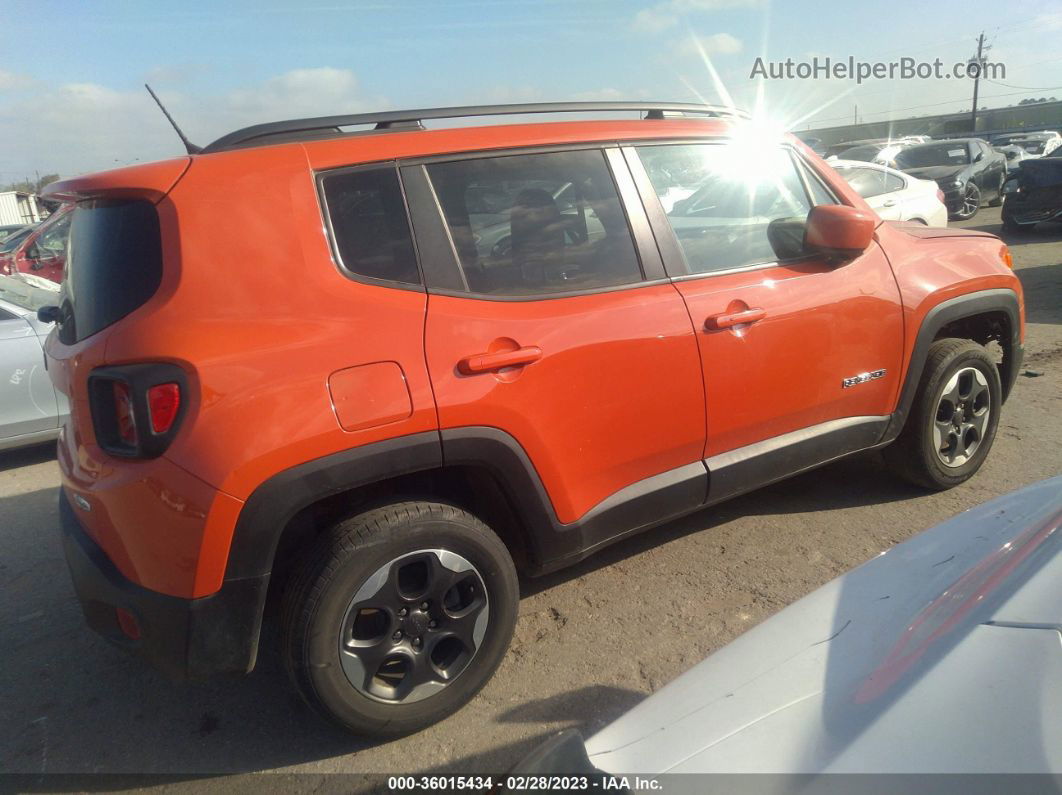 2017 Jeep Renegade Latitude Orange vin: ZACCJBBBXHPE47901